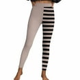 thumbnail image 7 of Guluxicc Striped Leggings for Women Stretch Tummy Control High Rise Yoga Pants Halloween Leggings, 7 of 7