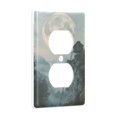 thumbnail image 2 of Yayeee Duplex Wall Plate 1-Gang 4.5"x2.7" Home Receptacle Light Switch Decorative Outlet Cover, Moon and House, 2 of 7
