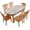 Gray Wood Grain, variant on Elastic Edge Oval Fitted Tablecloth, Grey Marble Polyester Table Cloth, for Indoor Restaurant or Outdoor Patio Party Dining, Fits for 48" x 68" Oval Table