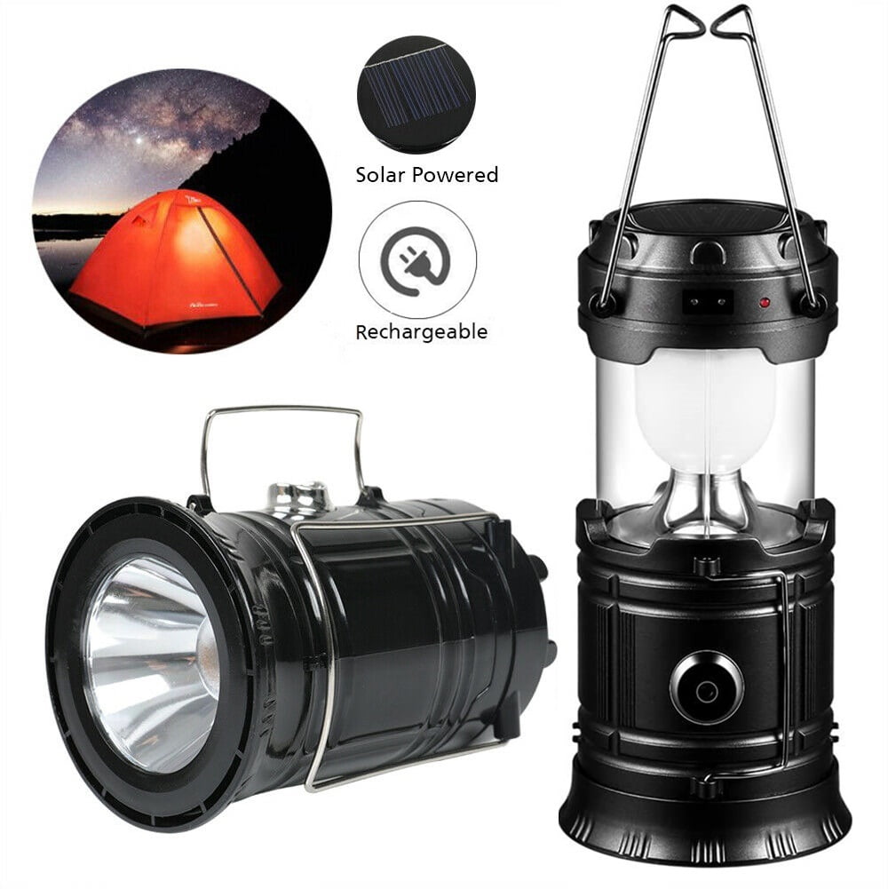 【60 LED 5 Modes】Solar Power Ultra Bright Led Light Camping Lanterns Hanging Lamp 