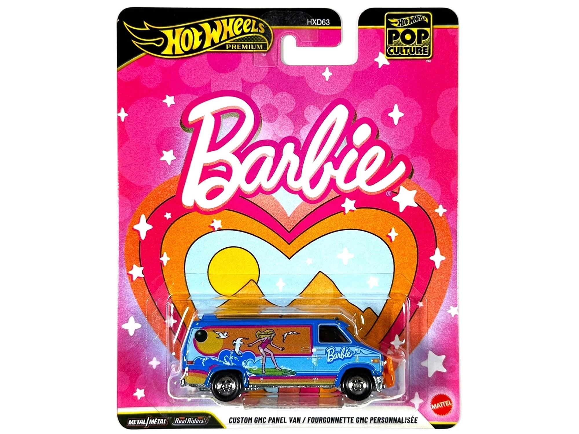 "Pop Culture 2025" 5 piece Set Q "Premium Series" Diecast Model Cars by Hot Wheels