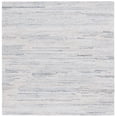 thumbnail image 2 of SAFAVIEH Abstract Rordan Striped Geometric Area Rug, Beige/Blue, 6' x 6' Square, 2 of 11