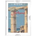 thumbnail image 4 of Art.com Travel Poster for Athens, Greece Art Print, White Frame Wall Art, 21" x 29", 4 of 4