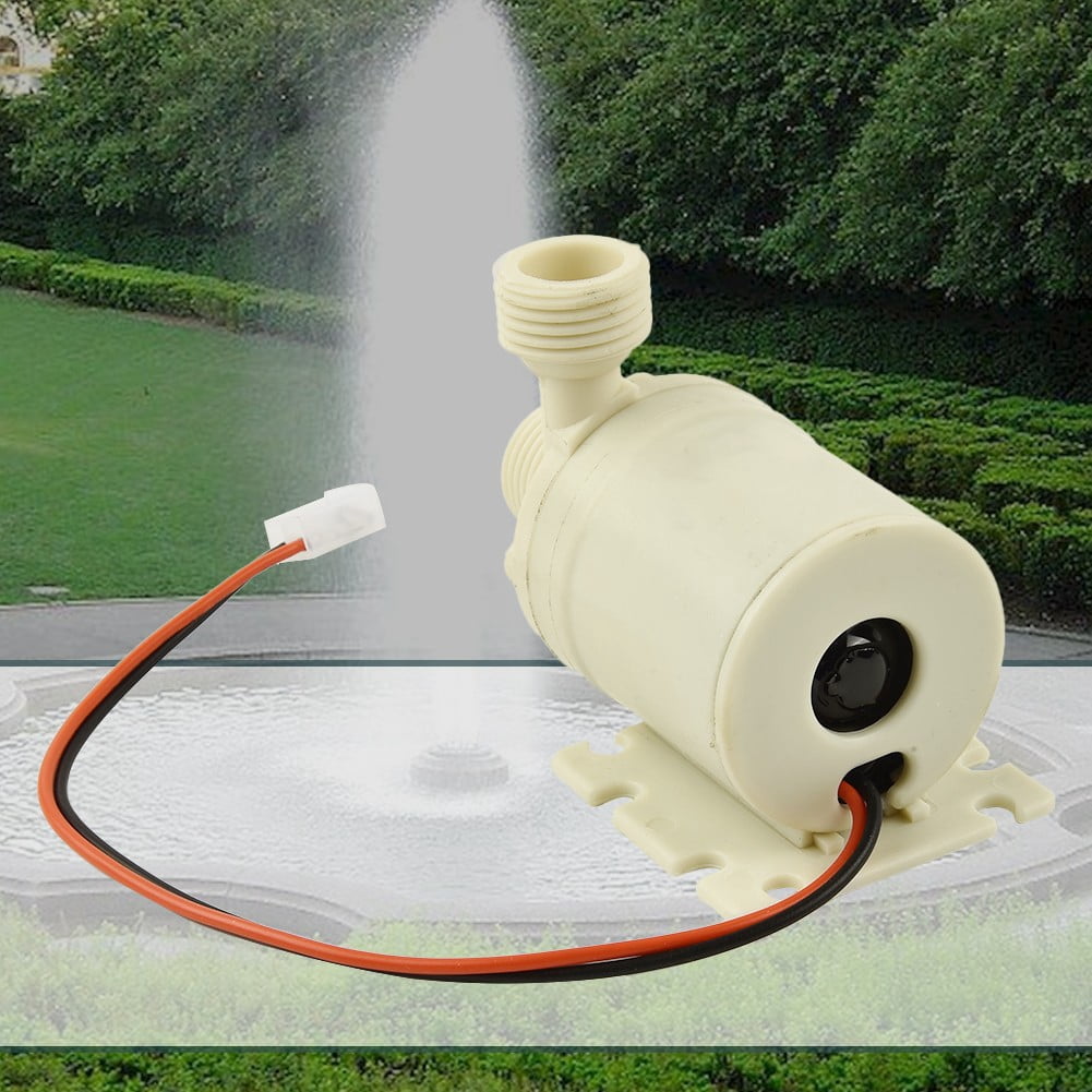 12V 100°C Solar Hot Water Circulation Pump Silent Coupler White High Pressure Pump Tool Replace Parts