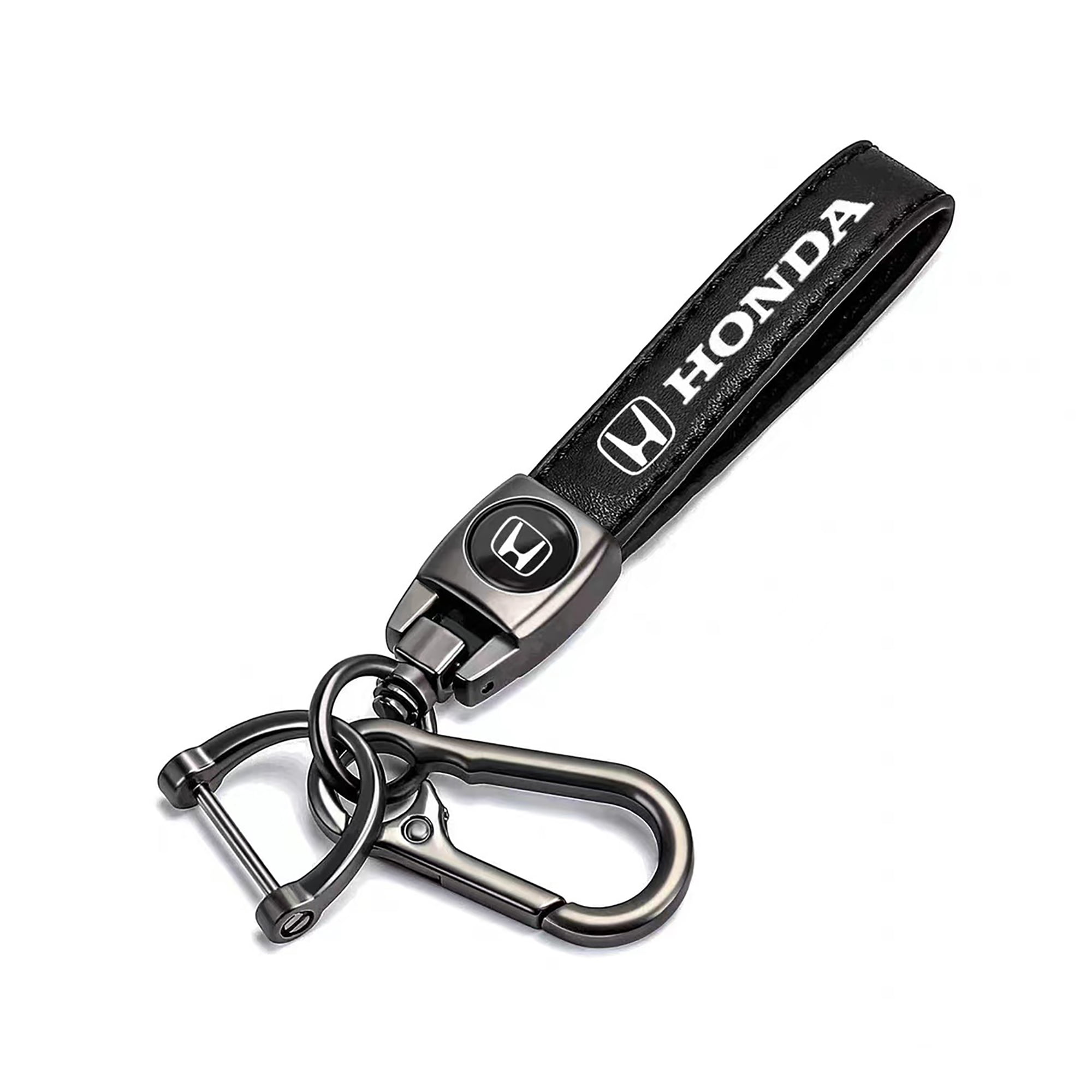 VILLSION Genuine Leather Keyring Car Logo Keychain Accessories Key Chain Holder 