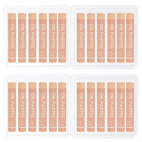 Uxcell Skin Tone Oil Pastels, 24Pcs Soft Oil Crayons Creamy Pastels Stick Art Supplies for Art