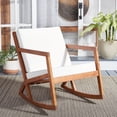 thumbnail image 2 of SAFAVIEH Vernon Outdoor Patio Rocking Chair, Natural/Beige, 2 of 11