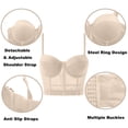 thumbnail image 4 of Women's Sleeveless Color Blocked Crop Top with Exposed Waist Detail, 4 of 7