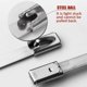 thumbnail image 4 of 500x7.9mm Metal Cable Ties, Silver Stainless Steel Cable Ties Heavy Duty Cable Ties - Zip Ties Metal - 120kg Resistance, Pack of 100, 4 of 4