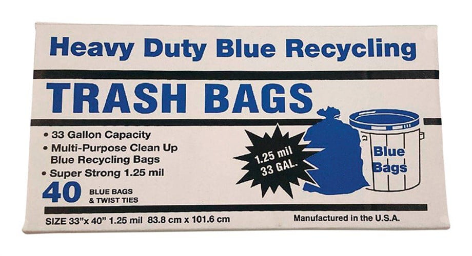 Pack of 6 Berry Plastics 618883 Iron Hold Recycling Bags 1.5 Mil 