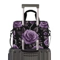 thumbnail image 2 of FORMRS 16" Laptop Bag Carrying Sleeve Case with Handle Travel Shoulder Briefcase, Black Roses, 2 of 8