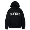 thumbnail image 1 of Sudaderas con capucha de la ciudad de Estados Unidos de Nueva York para hombre y mujer, sudaderas con estampado de letras a la moda, 1 of 5