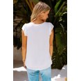 thumbnail image 1 of POGLIP Women's White Embroidered Babydoll Top, 1 of 6
