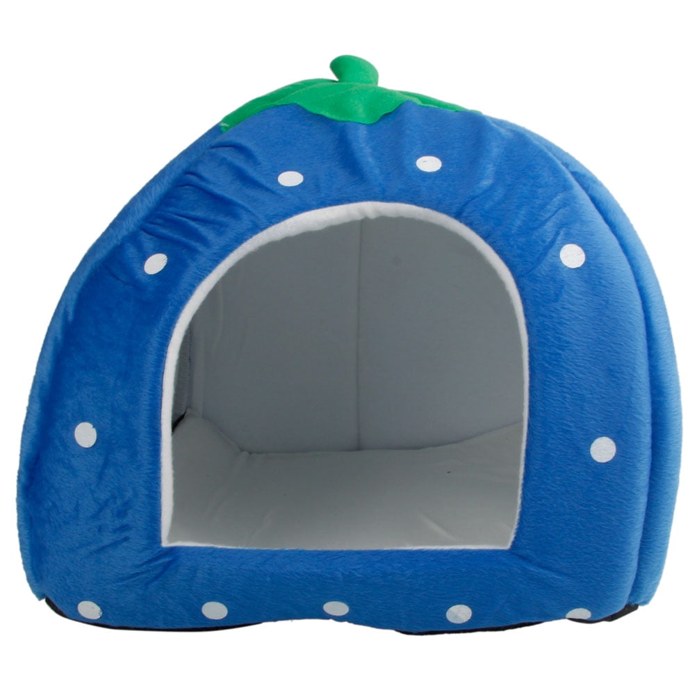 Zimtown Soft Strawberry Pet Dog Cat Bed House Kennel Doggy Warm Cushion