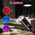 thumbnail image 3 of USB Star Night Light,9 Functional Modes | 24 Lighting Effects,Sound Activated Strobe Atmosphere Decorations for Car Interior,Ceiling, Bedroom, Party and More (Blue&Red), 3 of 5