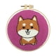 thumbnail image 1 of Kits de inicio con aguja de punzón estampada, bastidor de bordado de hilo suave con herramientas básicas Perrito, 1 of 8