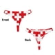 thumbnail image 3 of Fotbe Red Cross 1 Tanga Sin Costuras para Mujer con Estampado – Panties Invisibles, Transpirables y Cómodos para Uso Diario-Small, 3 of 6