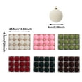 thumbnail image 2 of 12 Pcs 2.36IN Velvet Christmas Balls Bulk Shatterproof Ornaments for Xmas Tree Decorations, Vintage Flocked Hanging for Holiday Party Home Decor Wreath and Garland, 2 of 4