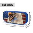 thumbnail image 3 of Xecao Eagle With USA Flags print Fanny Pack Belt Bag for Women and Men, Fashionable Waterproof Waist Pack with Adjustable Strap for Traveling, Hiking, Jogging, Cycling, 3 of 5