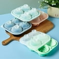 thumbnail image 3 of Ice Cube Mold Food Grade Non-stick Cold Resistant Rose Shape Ice Making Silicone 4 Grids Rose  Ice Tray Kitchen Supply, 3 of 8