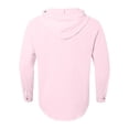 thumbnail image 5 of Krdevn Mens Shirts - Men's Long Sleeve Shirt Casual Solid Holiday Cardigan Hooded Shirts Tops,Mens Fall Shirts,Color:Pink,Size:S, 5 of 5
