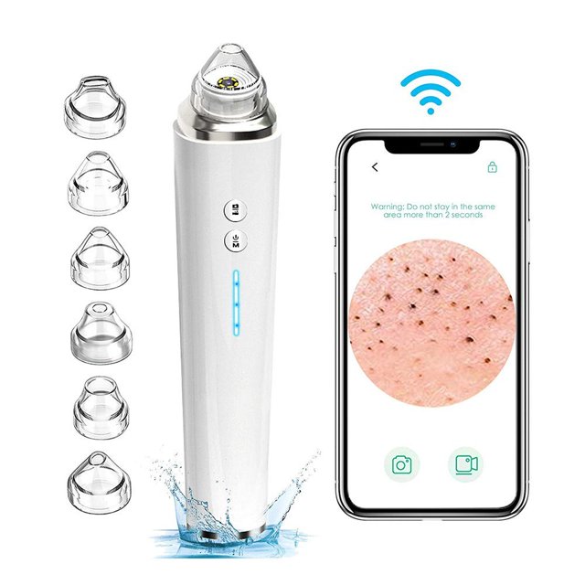 Blackhead Remover with Camera, Vacuum Blackhead Suction Pore Cleaner with Microscope