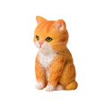thumbnail image 2 of Dserhfy Cat Ornament Resin Statue Handmade Realistic Cat Figurine Home Office Desktop Living Room Decoration, 2 of 8