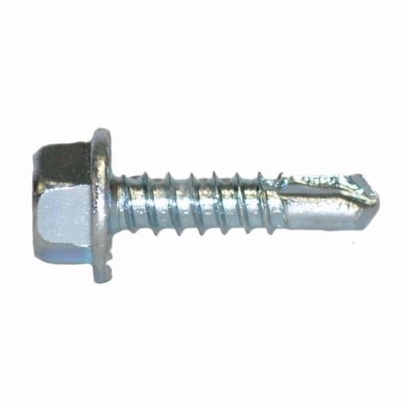 Teks Drill Screw,Hex,#10,Zinc,3/4"L,PK500 1821200