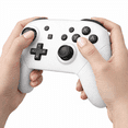 thumbnail image 2 of Arctic White Pro Controller Wireless Bluetooth For Nintendo Switch 1+2 Lite OLED, 2 of 5