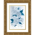 thumbnail image 1 of Lee, Judson 23x32 Gold Ornate Wood Framed with Double Matting Museum Art Print Titled - Roses I, 1 of 4