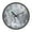 Snowy Winter Landscape, variant on Voice Activated Clock with Glow Light 12 Inch Large Silent Wall Clock Battery Operated for Home Decor Green Snowy Forest Scene