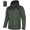 Military Green, variant on Men‘s Waterproof Rain Jacket, Lightweight Packable Hooded Rain Shell