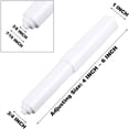 thumbnail image 3 of Shappy 4 Pieces Toilet Paper Holder Roller Replacement Plastic Spring Loaded Paper Holder Insert (White), 3 of 5