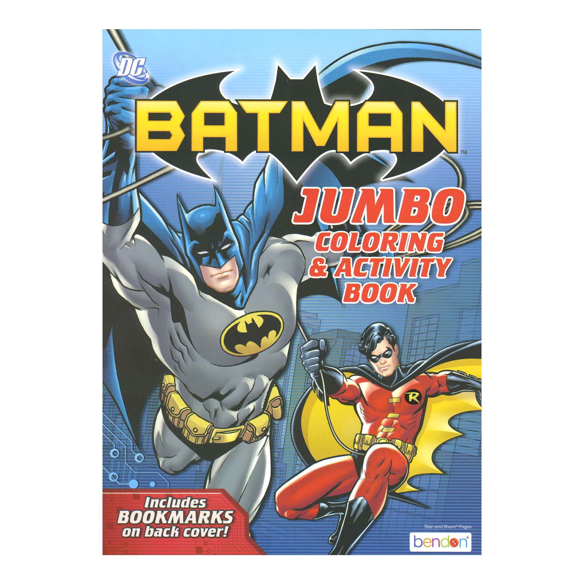 BATMAN Coloring Book 1 Title Activity Drawing 80 Pages 36-Pack