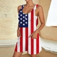 thumbnail image 3 of Rompers for Women 2026 Summer Casual Jumpsuits Sleeveless Wide Leg Overalls Adjustable Strap Jumpsuit with Pockets, 3 of 7