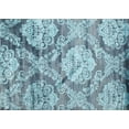 thumbnail image 1 of Ahgly Company Machine Washable Indoor Rectangle Contemporary Steel Blue Area Rugs, 5' x 8', 1 of 7