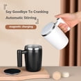 thumbnail image 2 of Automatic Stirring Cup Magnetic Self Stirring Coffee Mug Stainless Steel Protein, 2 of 4