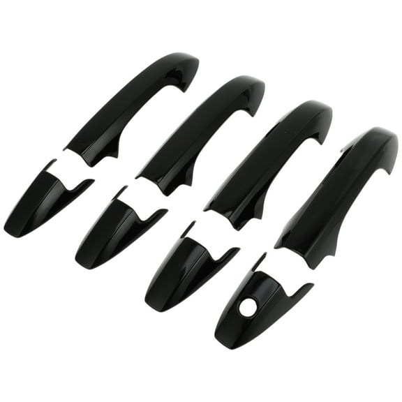 1 Set Car Door Handle Cover for Honda CR-V CRV 2007-2011 Outside Gloss Black ABS
