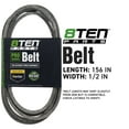 thumbnail image 2 of 8TEN Belt with KEVLAR for Toro TimeCutter ZX525 ZX 18-52ZX 52-inch 106-2217 156 x 1/2 810-CBL3226T, 2 of 7