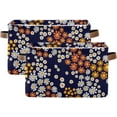 thumbnail image 2 of 1 Pack Fabric Storage Basket Colorful Daisy Blossom Closet Storage Bins with Handles Foldable Baskets for Shelves Toy Organizer Home Office Decor Gifts, 2 of 7