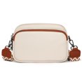 thumbnail image 1 of Bolso Bandolera Cuero Genuino Elegante Bolsos Mujer Color Sólido para El, 1 of 8