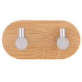 thumbnail image 1 of Colgador de gancho doble de acero inoxidable para cocina, baño, pared, puerta, toalla, bolsa de ropa, 1 of 8