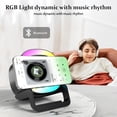 thumbnail image 6 of Samovi 4-in-1 Wireless Charging Bluetooth Speaker with Phone Stand, 15W Fast Charger Stand, RGB Ambient Light, Wireless Bluetooth Speaker for iPhone/Samsung, Gifts for Men Women (Black), 6 of 7