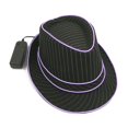 thumbnail image 5 of Premium Light Up Hat Uses EL Wire Bright LED Blinking Flashing Jazz Cap, 5 of 5
