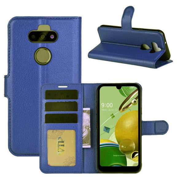 [PST] LG K31 Case, Leather Magnetic Card Slot Wallet Folio Flip Case Cover