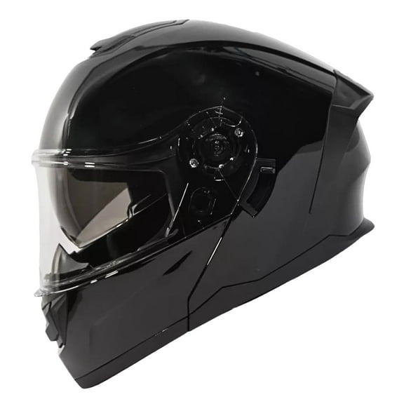 Casco Para Motociclista Sayto 2W Ghost Negro Abatible Certificado Gafas Talla M