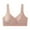 Beige, variant on Women's Backless Seamless Wireless Push-Up Bra, Soft Nylon Fabric, Padded Support, Beautiful Back Design, Everyday Wear, Lingerie Style