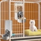 thumbnail image 1 of Bebedero colgante para gatos, bebedero para perros, jaula colgante, comedero automático para mascotas, 1 of 6