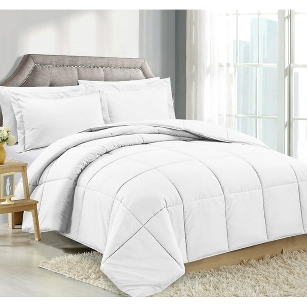 Luxury Down Alternative Comforter Set Hypoallergenic, Box Stitched