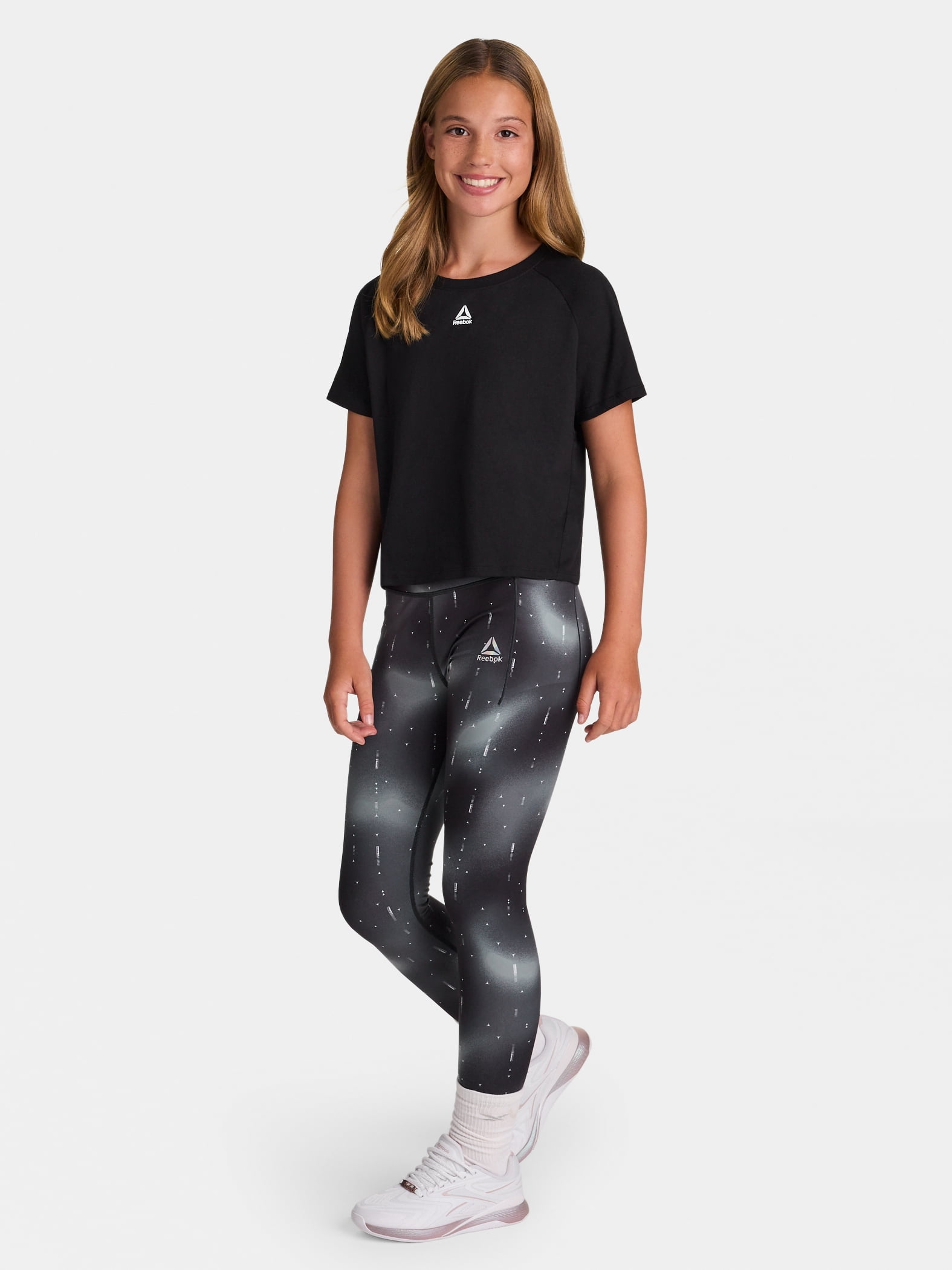 Reebok Girl's Prestige AOP Legging, Sizes 4-18